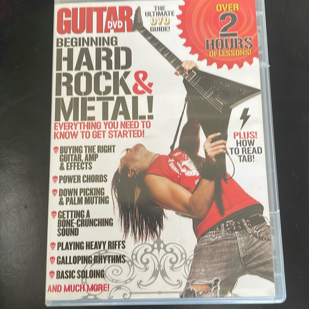 🖤The Ultimate DVD Guitar Guide for Beginning 2 hours of Lessons.